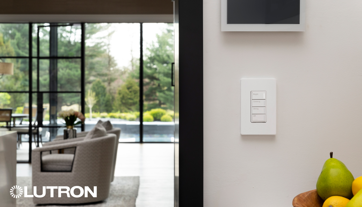 Pantry Lighting Control - White Keypad